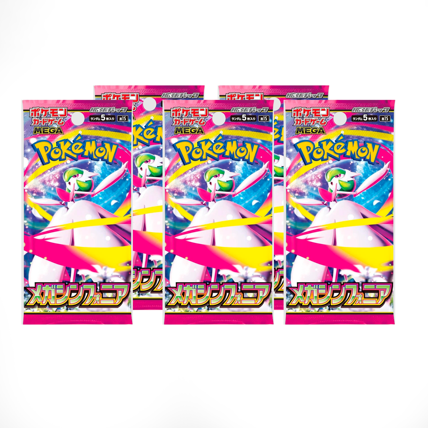 MEGAPACK 5 Sobres Pokémon Mega Symphonia (Versión Japonesa)