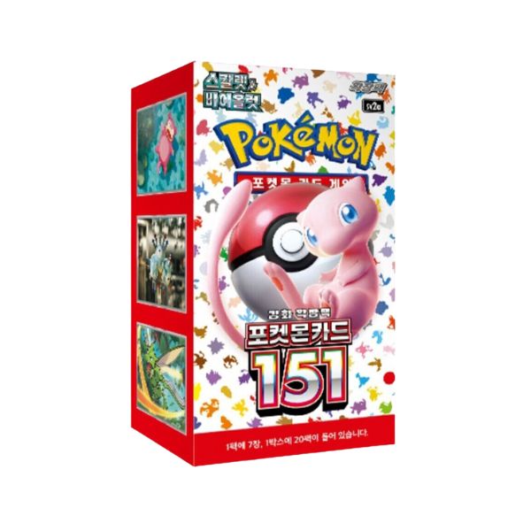 Booster Box Pokémon 151 (Versión Coreana)
