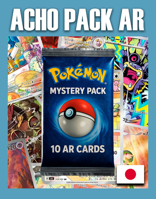 Pokémon TCG Mystery Pack – 10 Cartas AR/CHR (Versión Japonesa)