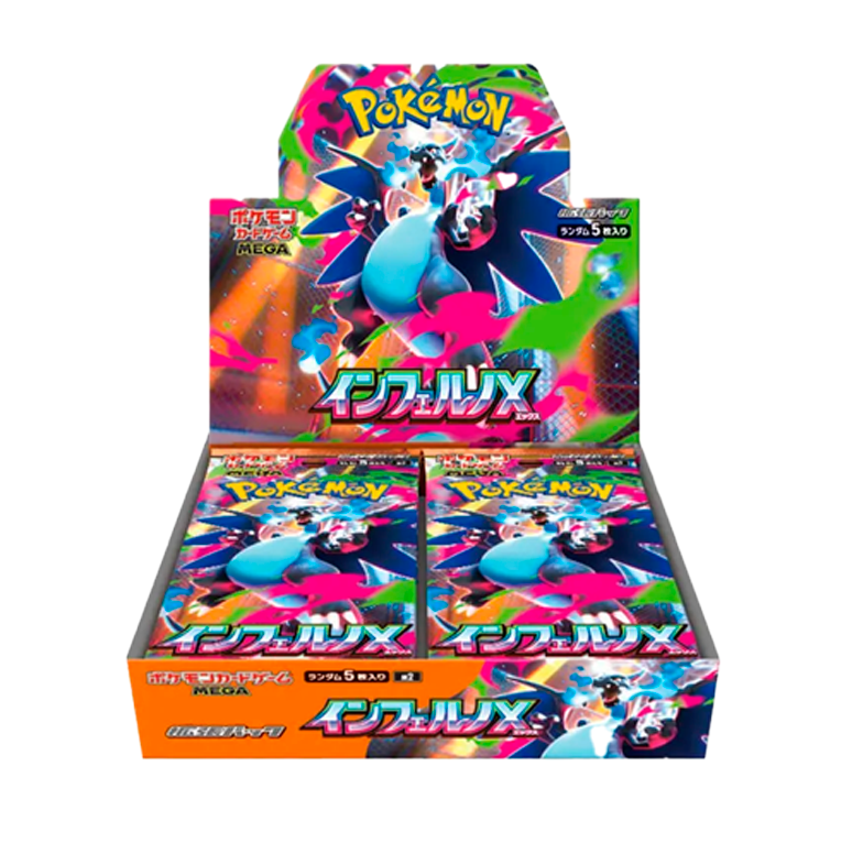 Booster Box Pokémon Mega Inferno X Japonés – 30 Sobres Oficiales