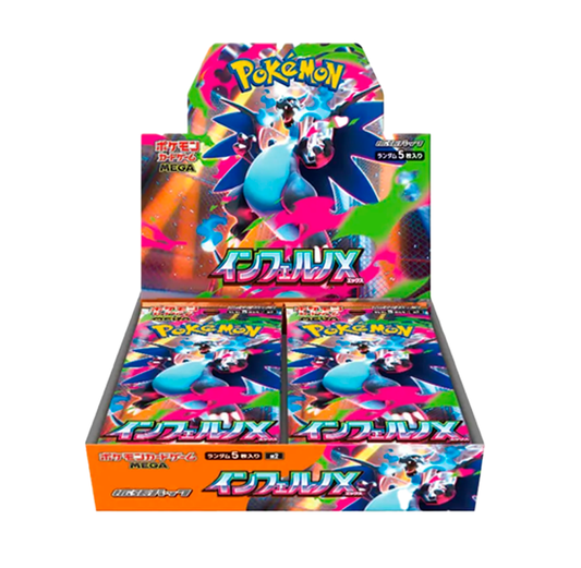 Booster Box Pokémon Mega Inferno X Japonés – 30 Sobres Oficiales