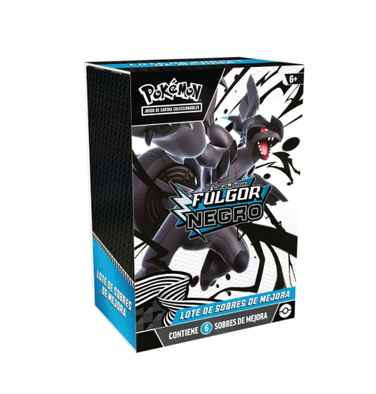 Pokémon TCG – Booster Bundle Fulgor Negro en Español (6 Sobres)