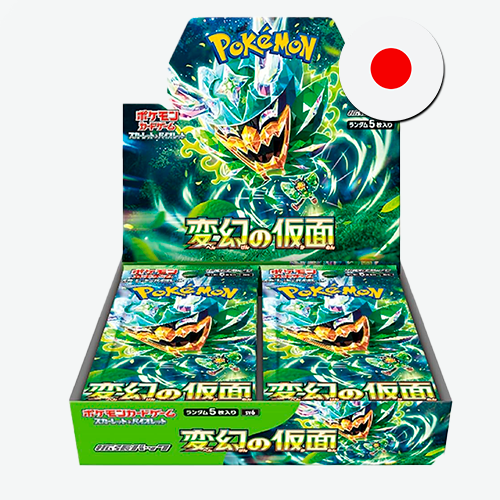 Pokémon TCG: Mask of Change Booster Box (30 Sobres en Japonés) – Escarlata y Púrpura Edición Japonesa