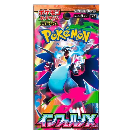 Booster Box Pokémon Mega Inferno X Japonés – 30 Sobres Oficiales
